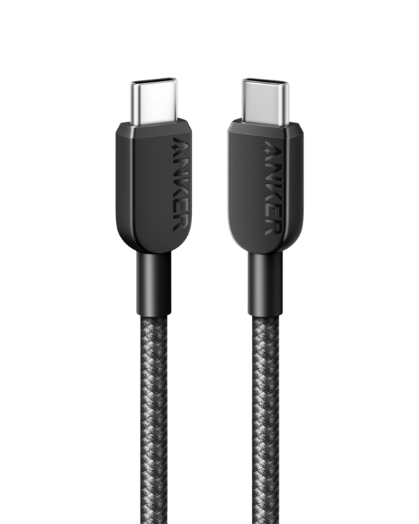 Anker 310 USB-C to USB-C Cable (3ft, 240W, Braided) Black