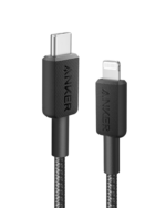 Anker 322 USB-C to Lightning Cable (3ft Braided) Black