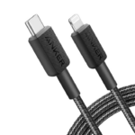Anker 322 USB-C to Lightning Cable (6ft Braided) Black