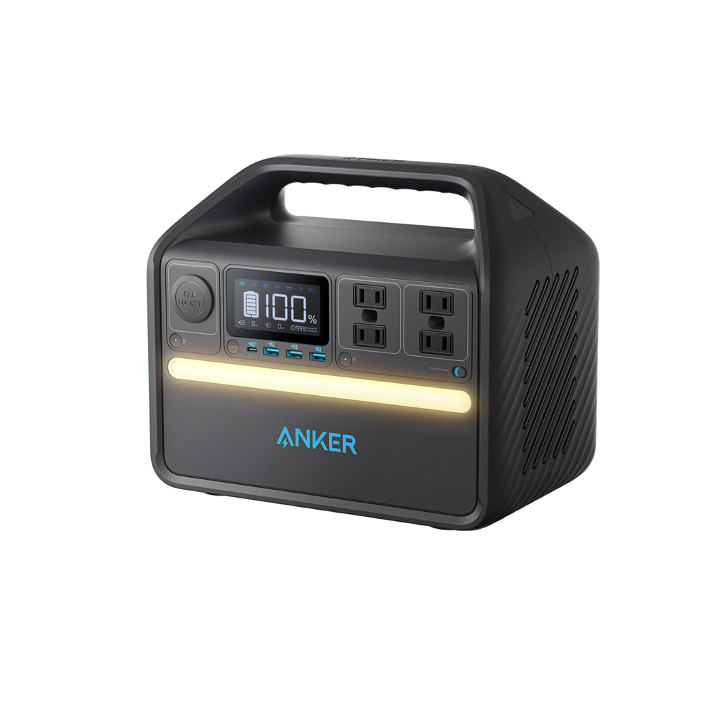 Anker 535 Portable Power Station (PowerHouse 512Wh) Black