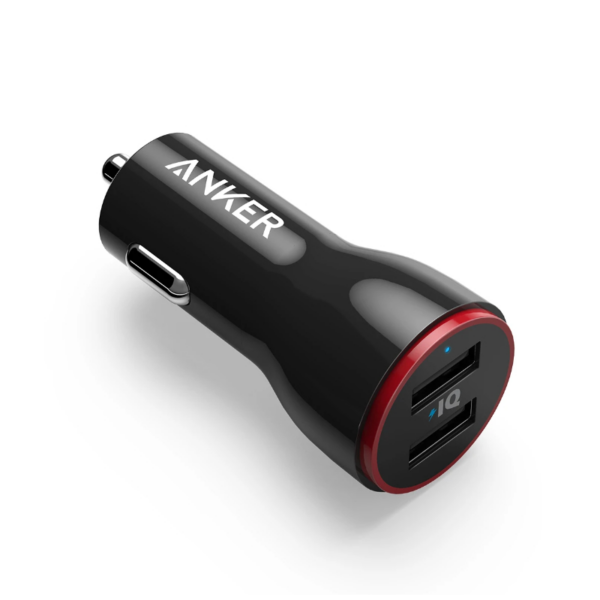 Anker PowerDrive 2 24W 2-Port Car Charger Black