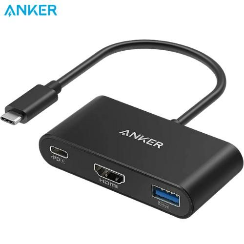 Anker PowerExpand 3-in-1 USB-C PD Hub Gray