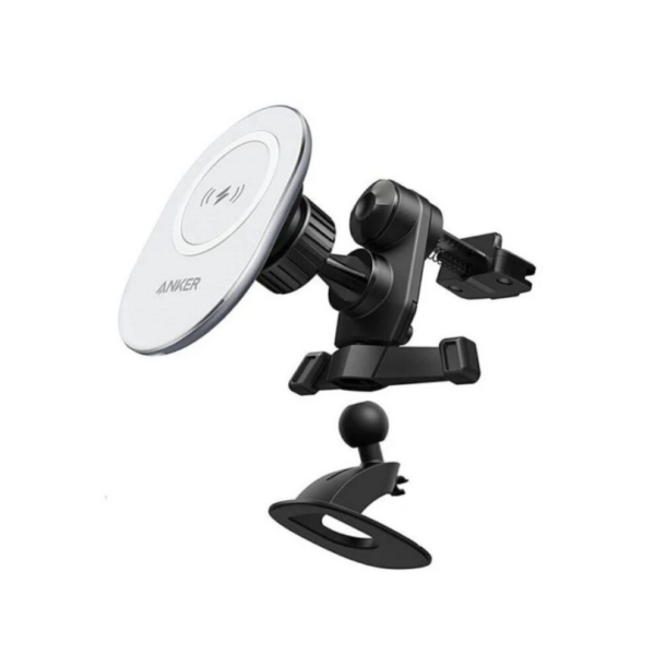 Anker PowerWave Magnetic Charging Car Mount Black+White