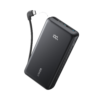 Anker Zolo Power Bank (20K, 22.5W, Built-in USB-C Cable) Black