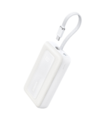 Anker Zolo Wireless Power Bank (10K, 30W, Built-in USB-C Cable) White