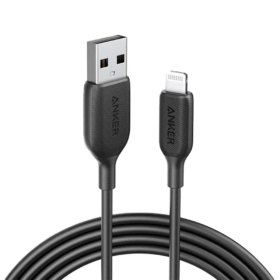 Anker PowerLine III USB-A Cable with Lightning Connector 6ft Black