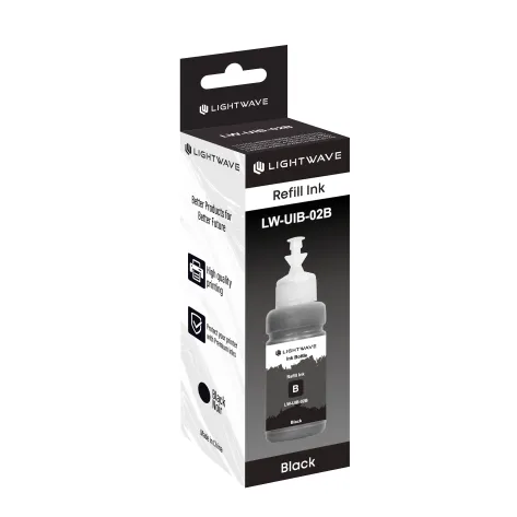 Lightwave Ink Black, Epson 664, 774, 673, Canon 490