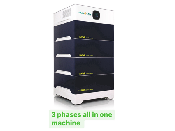 Yunqida YQD-5123001 15.36kWh Battery + 6.2kW Hybrid Inverter